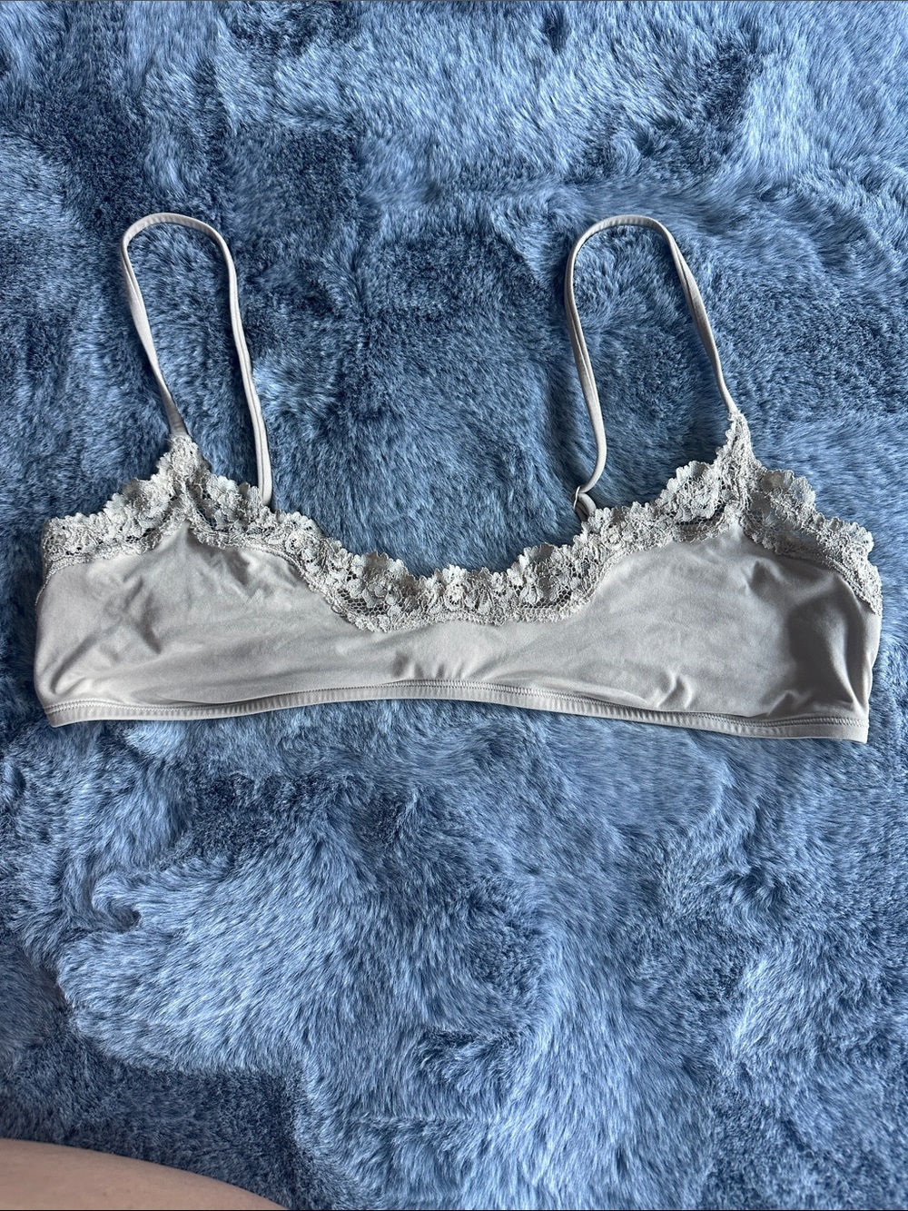 SKIMS Tan Lace Trim Bralette Intimates